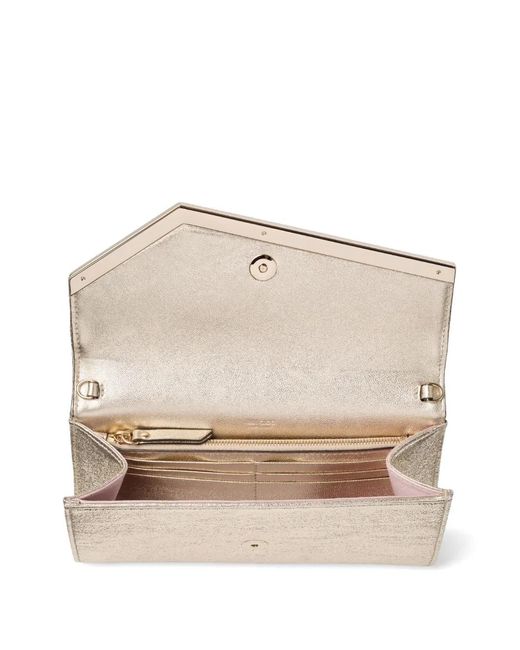 Jimmy Choo Emmie クラッチバッグ Natural