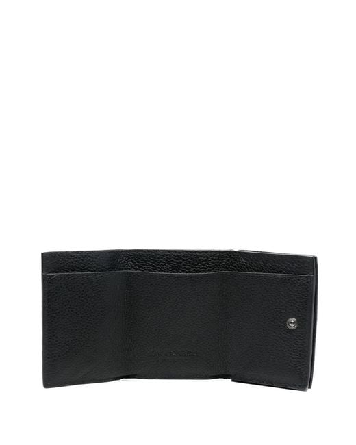 DSquared² Black Logo-Print Wallet for men