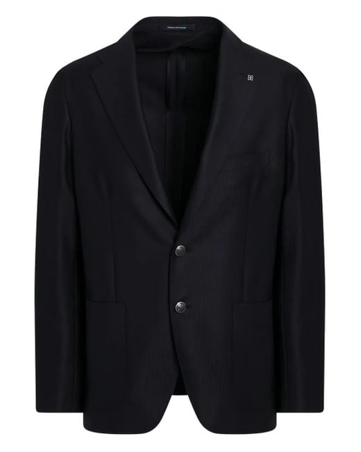 メンズ Tagliatore シングルジャケット Black