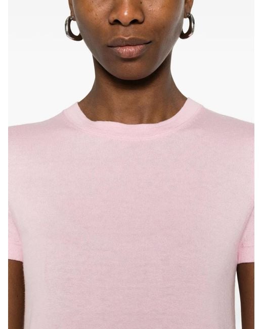 Bompard Pink Short-Sleeve T-Shirt
