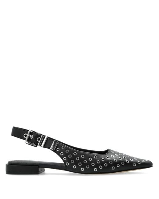 MICHAEL Michael Kors Black Darrington Ballet Flats