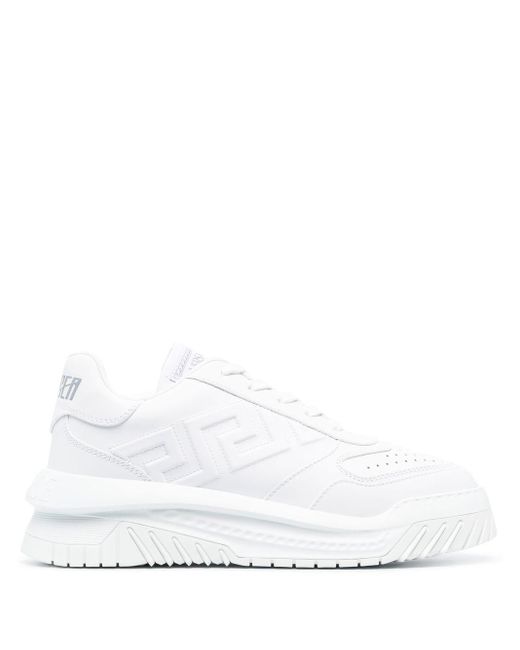 Versace Odissea Sneakers mit dicker Sohle in White für Herren