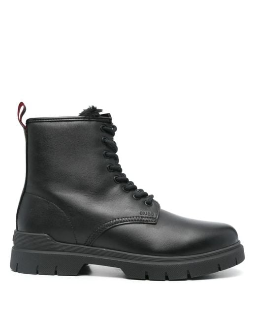 HUGO Black Ryan Boots for men