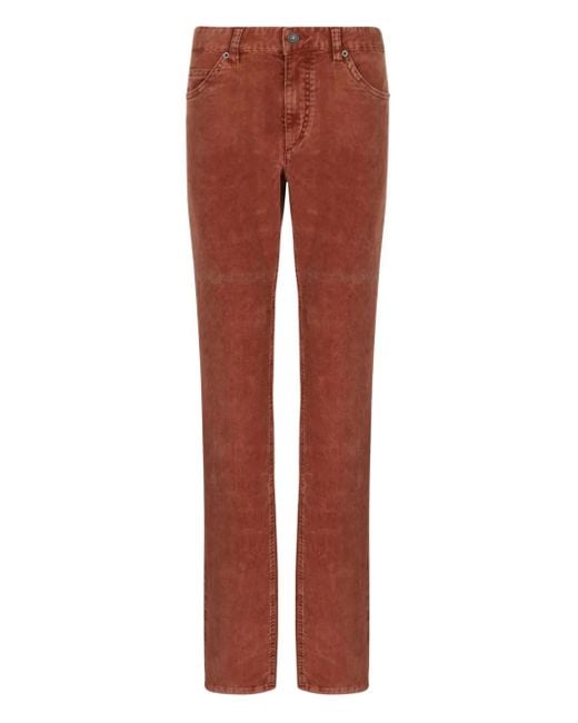 Pantalon En Velours Côtelé Isabel Marant en coloris Red