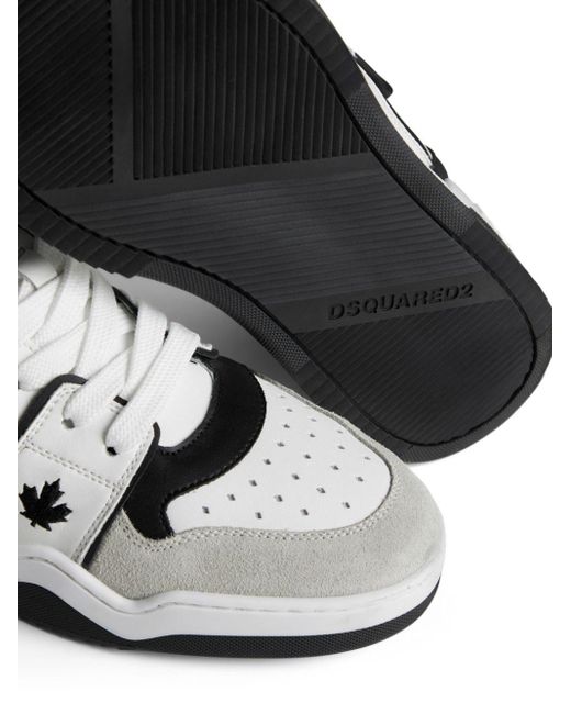 DSquared² White Spiker High-top Sneakers for men
