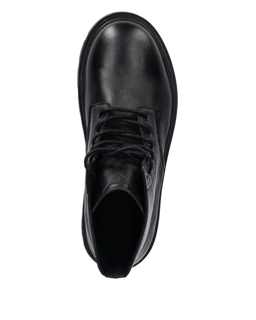 Stivaletti Lea Stringati di Guess in Black da Uomo