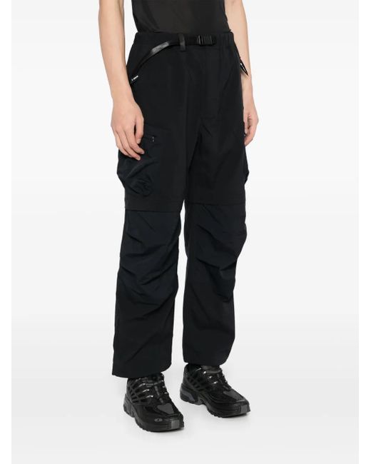 Spoonyard Black Tapered-Cargohose mit Gürtel