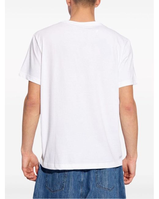 Lacoste X Rolland Garros T-Shirt in White für Herren