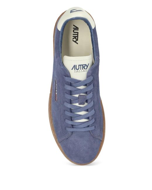 Autry Dallas Suède Low-Top Sneakers in het Blue voor heren