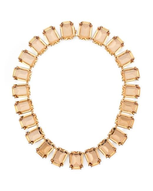 Swarovski Metallic Millenia Tennis Necklace