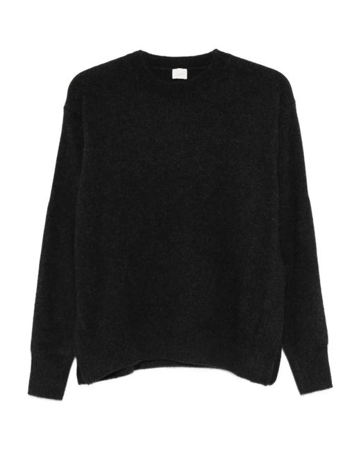 C.T.Plage Black Crew-Neck Sweater