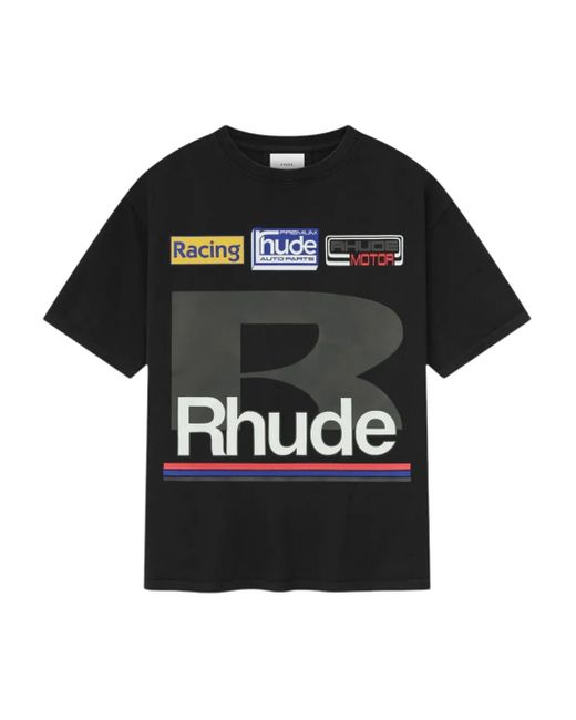 T-Shirt À Logo Imprimé Rhude pour homme en coloris Black