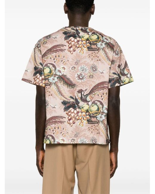 Camiseta con estampado botánico Etro de hombre de color Natural