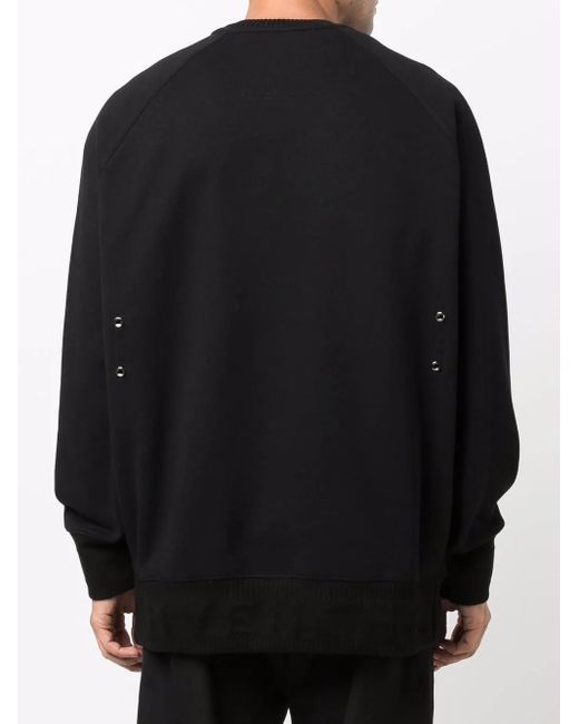 Sudadera Con Logo Estampado Givenchy de hombre de color Black