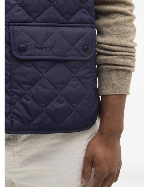 Barbour Blue Lowerdale Quilted Pocket Gilet for men