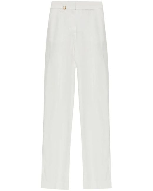 Jacquemus White Pants Tibau