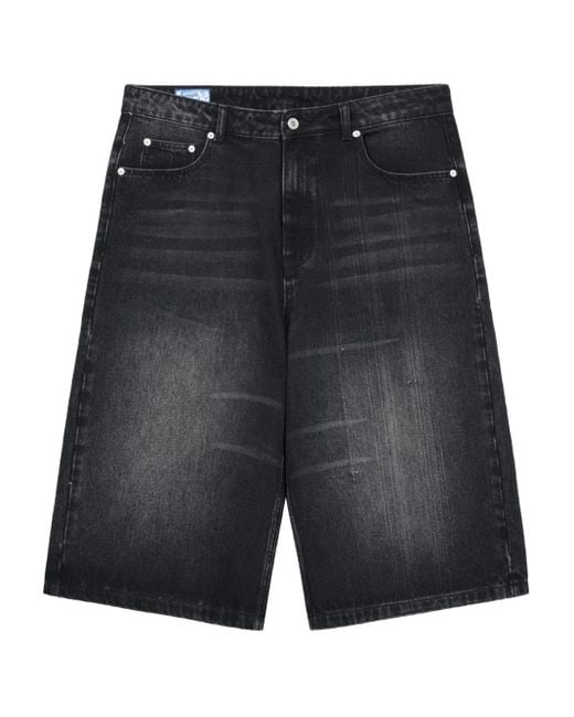 Pantalones Vaqueros Cortos ROUGH de hombre de color Black