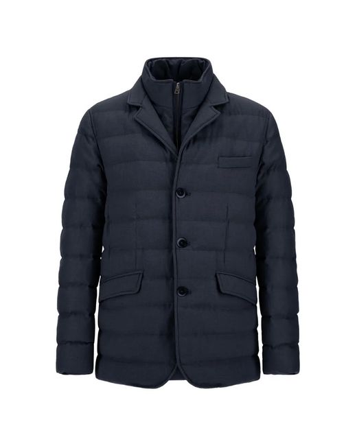 Herno Blue Quilted Padded Jacket for men