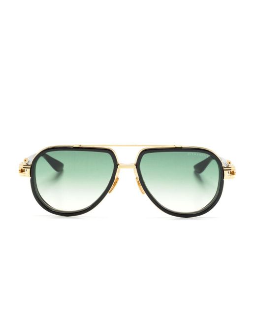 Dita Eyewear Green Vastik Pilot-frame Sunglasses