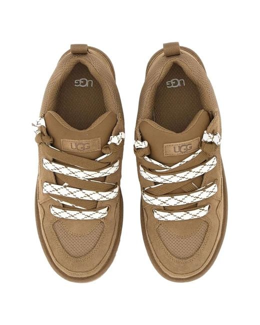 Ugg Brown Lo Lowmel Suede Sneakers for men