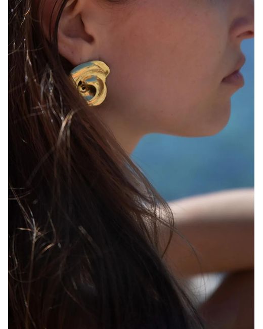 YSSO Metallic Cote Earrings