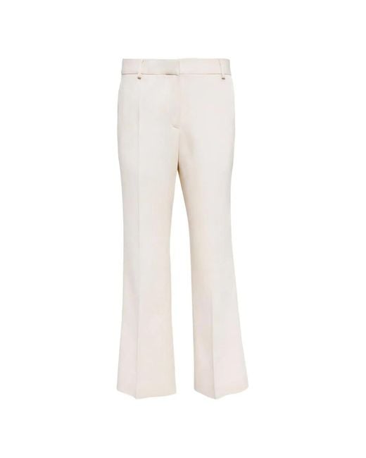 Altuzarra White Pressed-Crease Tailored Trousers