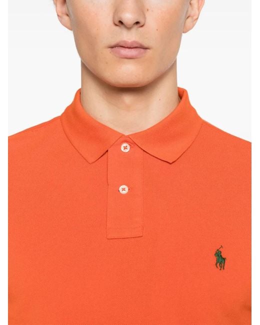 Polo The Iconic Polo Ralph Lauren pour homme en coloris Orange