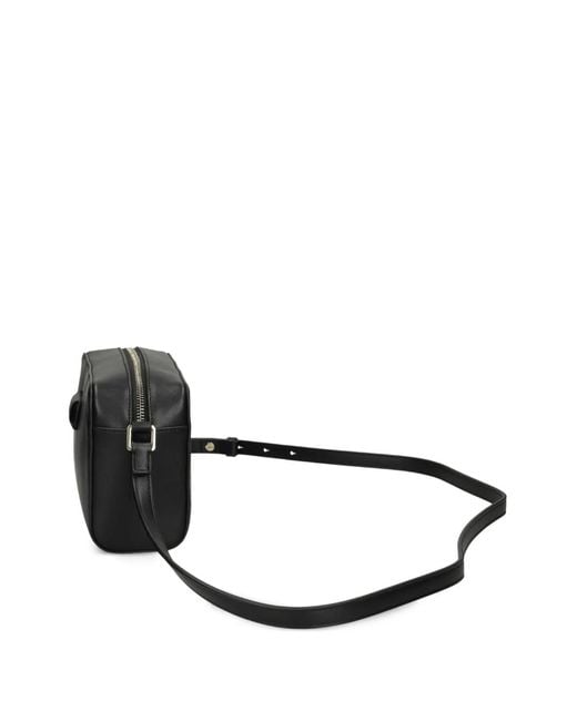 Lacoste Black Logo-Detail Crossbody Bag