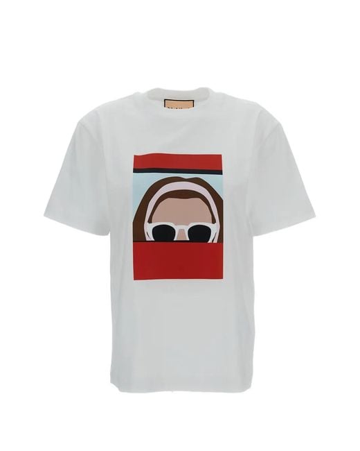 Plan C White Graphic-Print T-Shirt