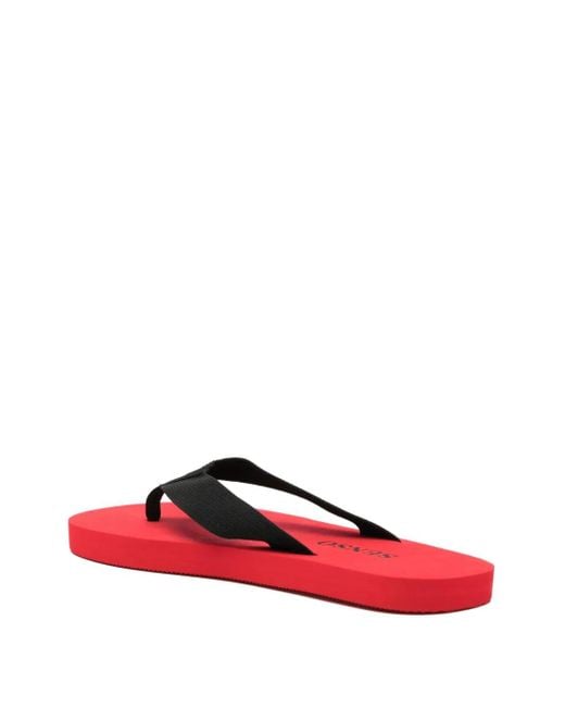 Senso Red Kenny Flip-Flops