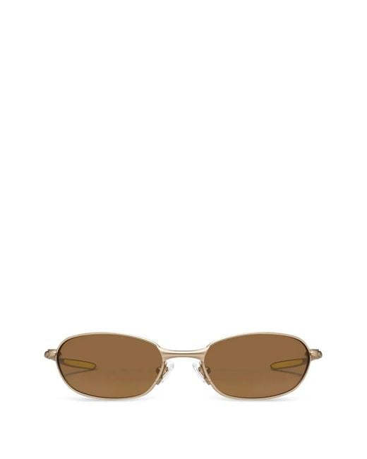 Gentle Monster Metallic Pitot M038 Oval-Frame Sunglasses