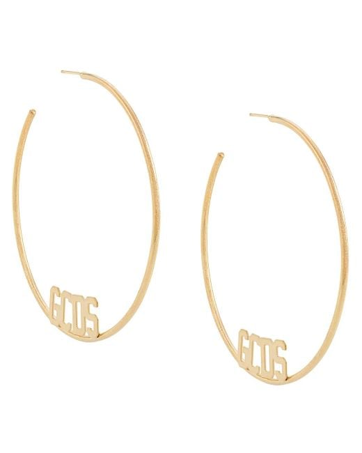 Gcds Metallic Oversized Single Hoop Earring
