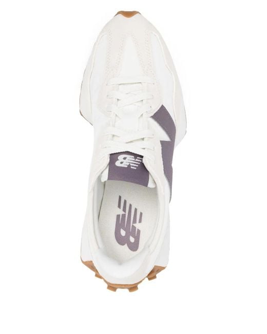 New Balance White 327 Midsole Sneakers