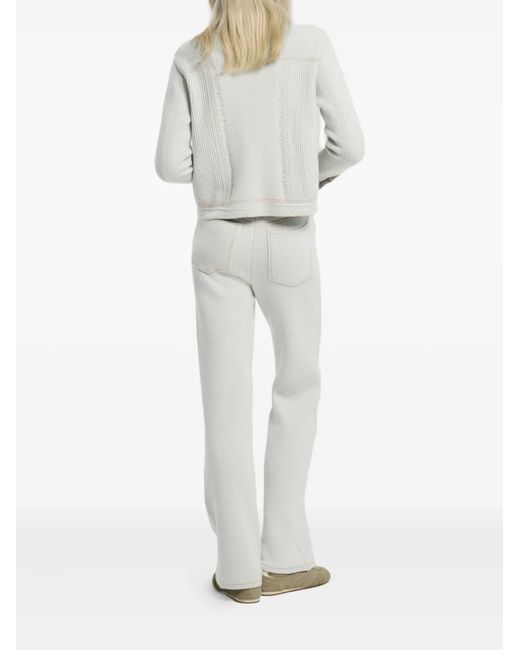 Barrie White Ribbed Jacket
