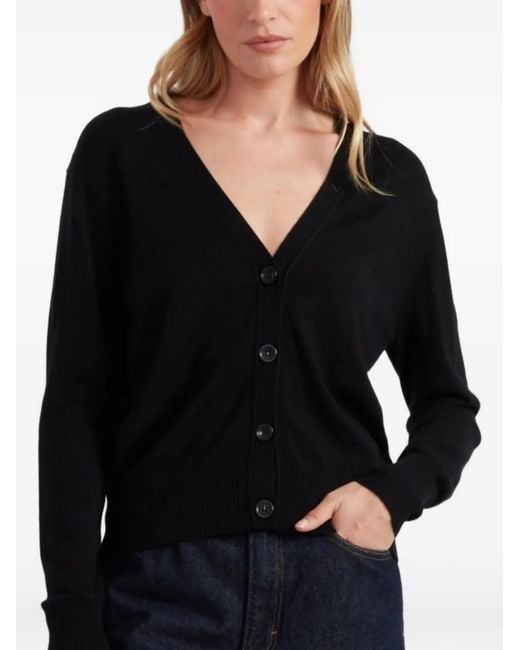 Chinti & Parker Black Cardigan Mit V-Ausschnitt