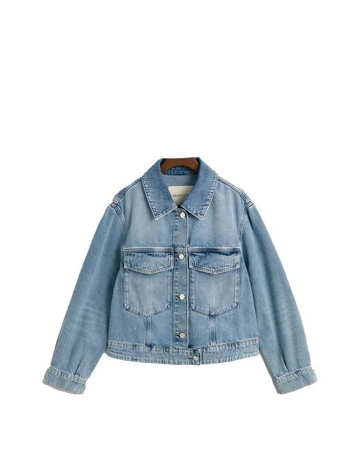 Chaqueta con bolsillos con solapa Gant de color Blue