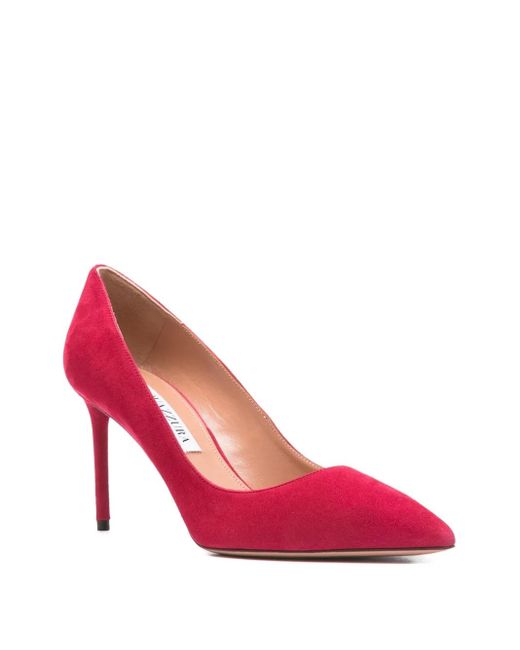 Aquazzura Pink 85Mm Pointed-Toe Pumps