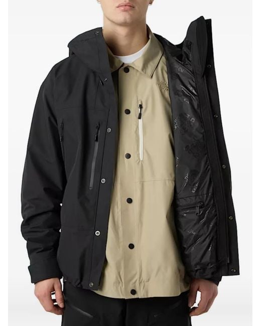 The North Face Gray Rmst Gore-Tex Hooded Zip Jacket for men