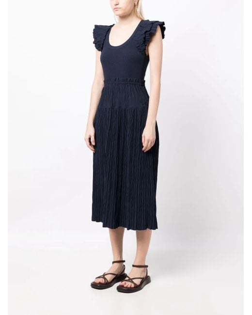 Ulla Johnson Blue Midi Dresses