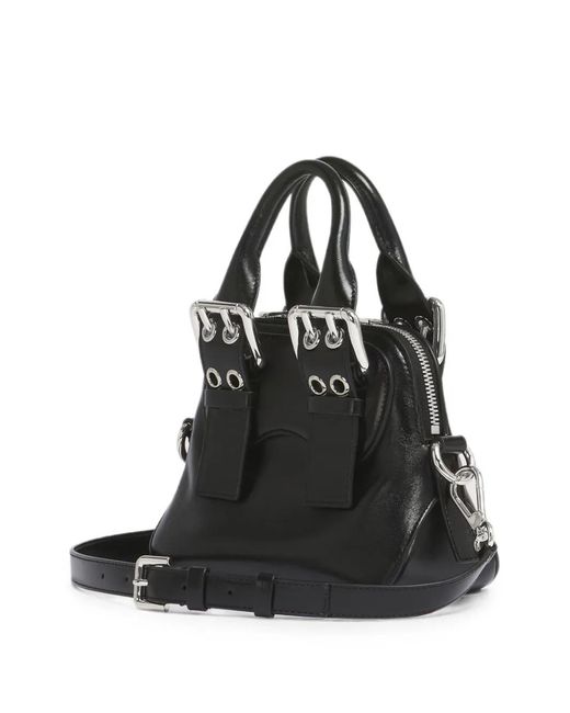 Marni Black Leather Mini Belte Bag