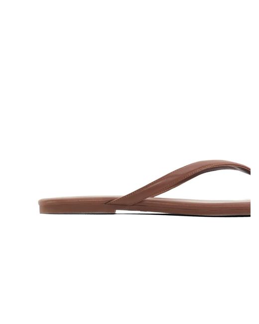 12 STOREEZ Brown Jennifer Thong Sandals