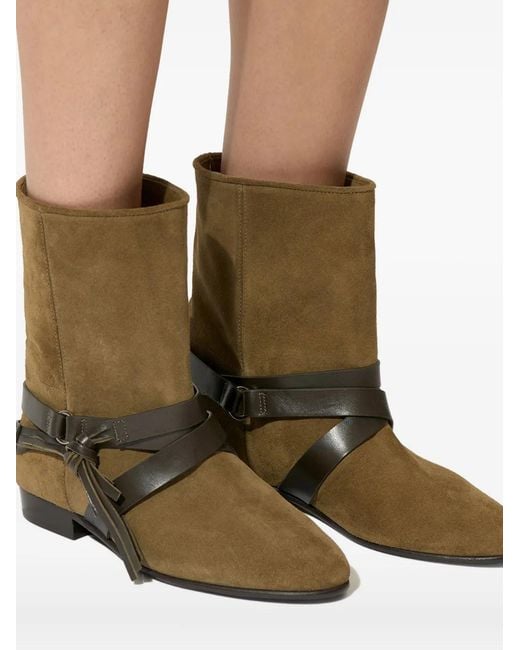 Isabel Marant Green Rejen Boots
