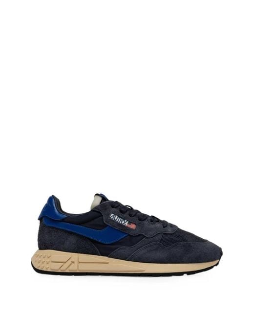 Autry Blue Reelwind Low Sneakers for men