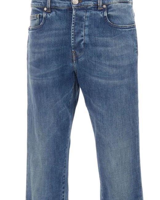 Re-hash Blue Archie Washed-Finish Jeans for men