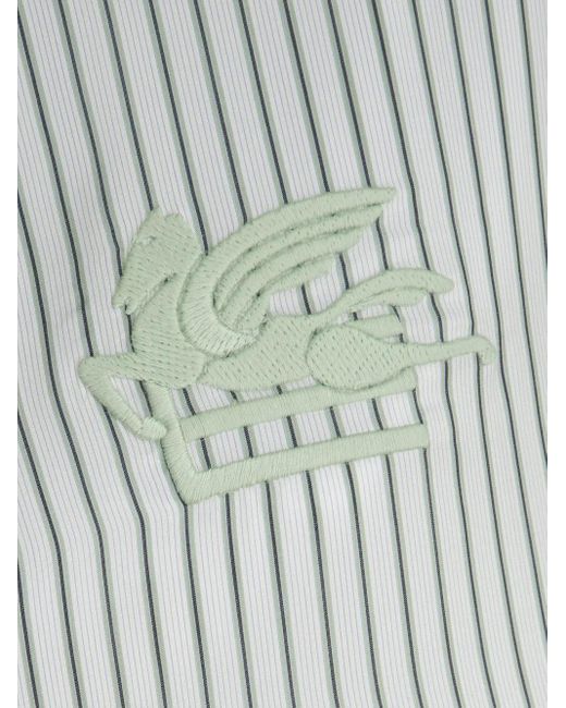 Etro Multicolor 100% Silk Long Sleeve Shirt