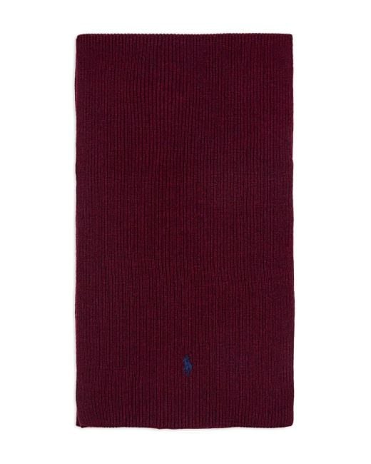 Sciarpa A Coste di Polo Ralph Lauren in Purple da Uomo