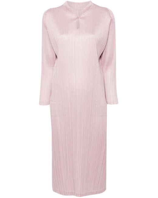 Robe plissée Monthly Colours January Pleats Please Issey Miyake en coloris Pink