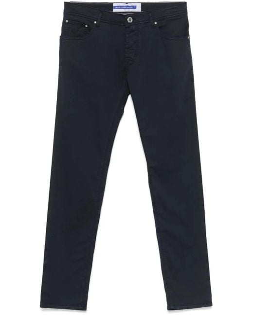 Jacob Cohen Blue Nick Slim-Fit Trousers for men