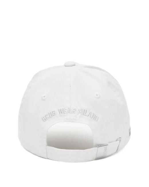 Gcds White Logo-Embroidered Baseball Cap
