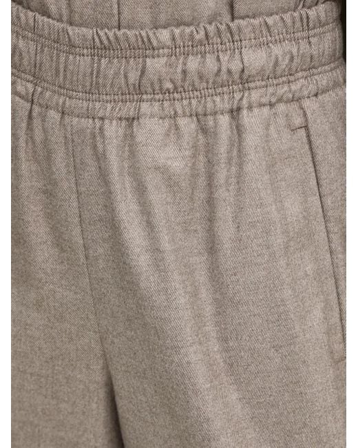 Pantaloni Con Vita Elasticizzata di Drykorn in Natural